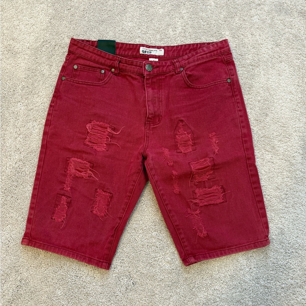Vintage designer Jean denim shorts size 34